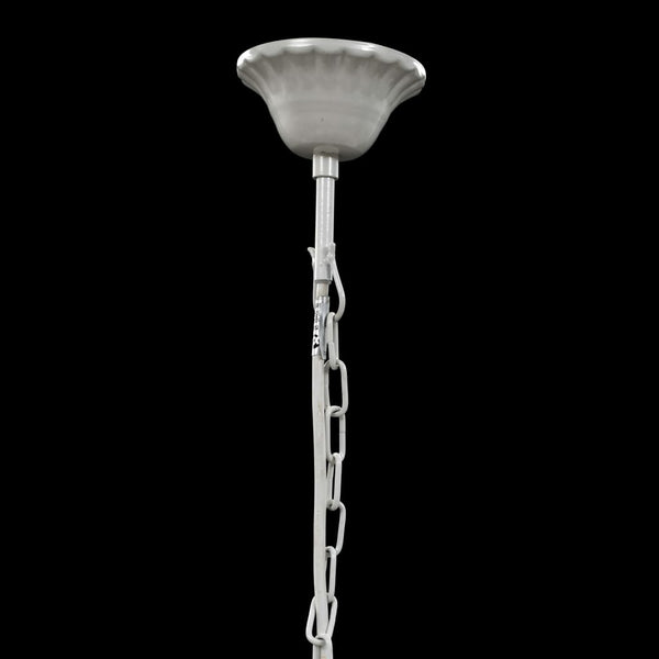 5-flammiger Kristall-Kronleuchter, Transparent