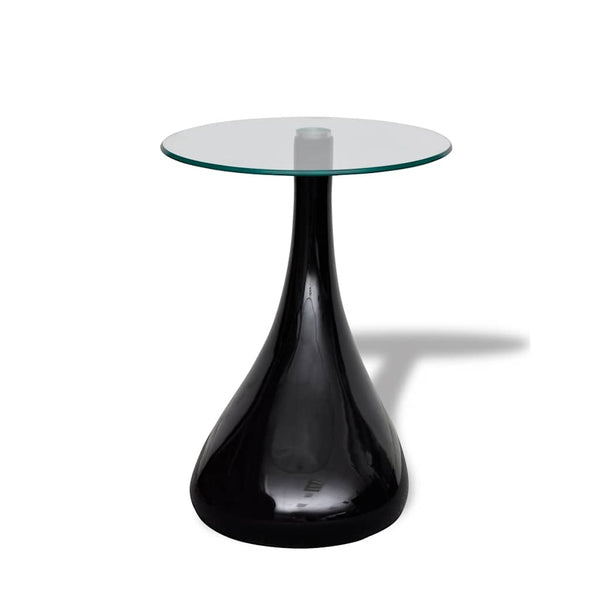 Couchtische, 2er-Set, Schwarz Hochglanz