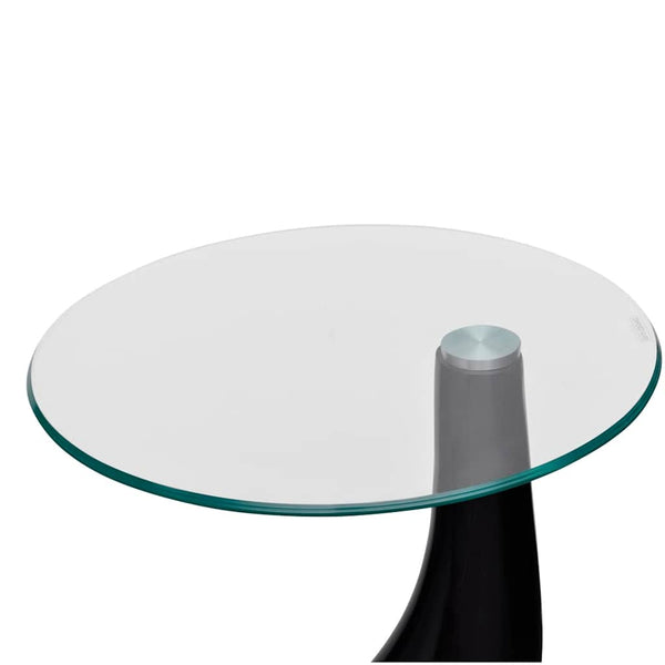 Couchtische, 2er-Set, Schwarz Hochglanz