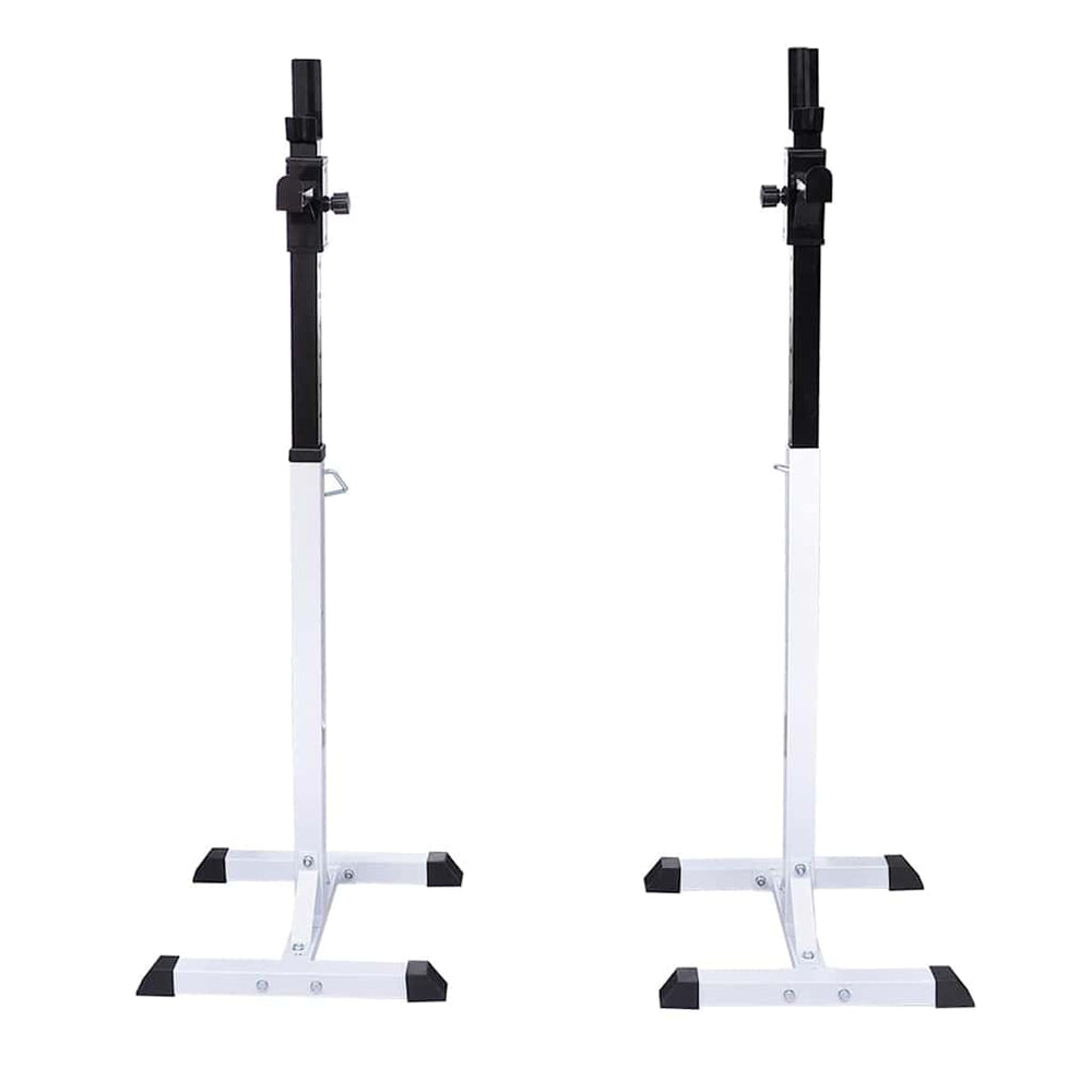 Support de barre avec banc de musculation