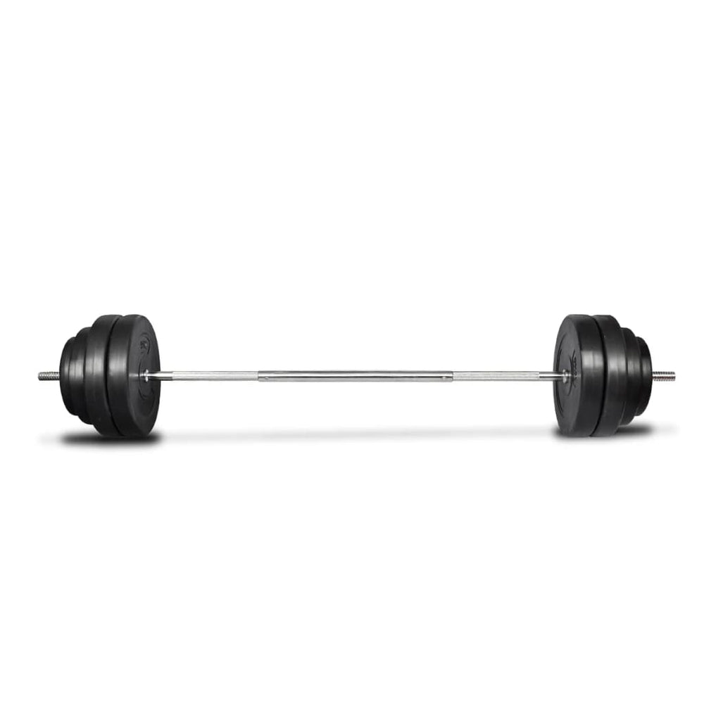 vidaXL Kit d'haltères longs avec poids 60 kg