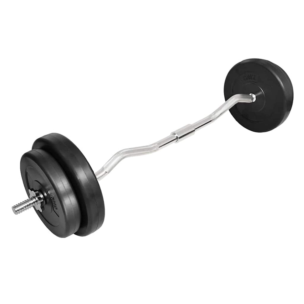 30 kg Hantelset mit Curlstange