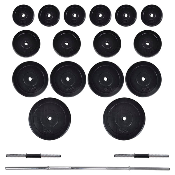 Langhantel & Kurzhantel Set 60,5kg