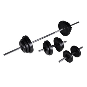 Langhantel & Kurzhantel Set 30,5kg
