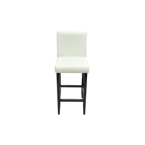 vidaXL Bar Stools 4 pcs. White Faux Leather
