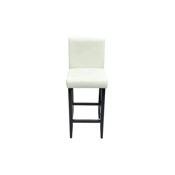 vidaXL Bar Stools 4 pcs. White Faux Leather
