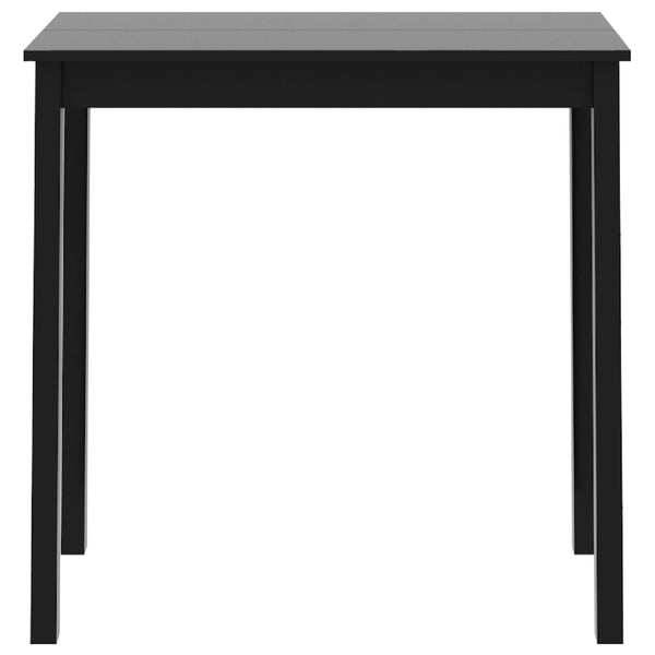 vidaXL Table de bar MDF noir 115×55×107 cm