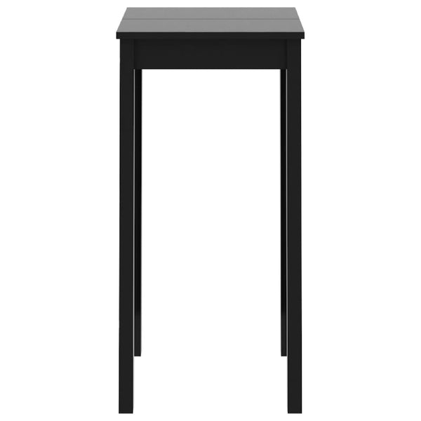Schwarzer Bartisch, 55x55x107 cm