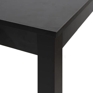 Schwarzer Bartisch, 55x55x107 cm