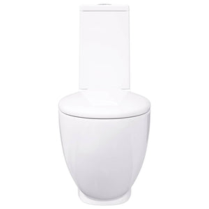 Keramik Toilette, Horizontal Abgang, Weiß