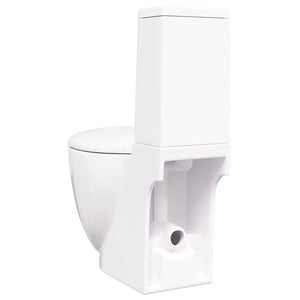 Keramik Toilette, Horizontal Abgang, Weiß
