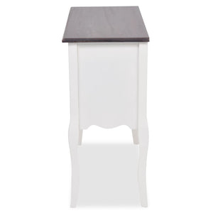 Konsolenschrank Holz mit 6 Schubladen