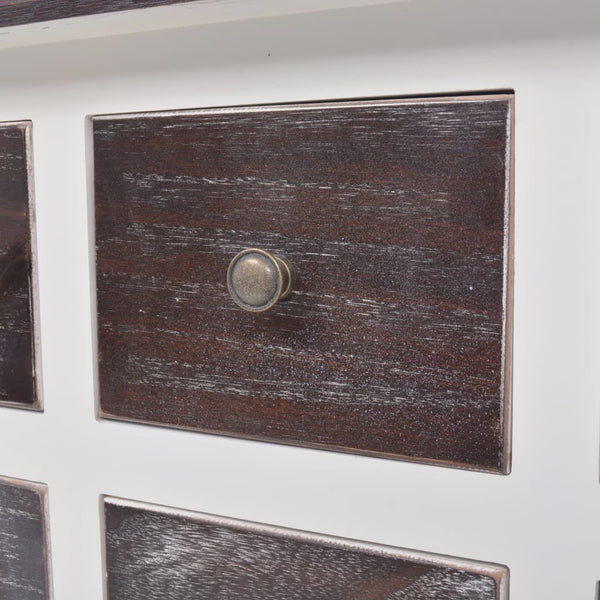 Konsolenschrank Holz mit 6 Schubladen