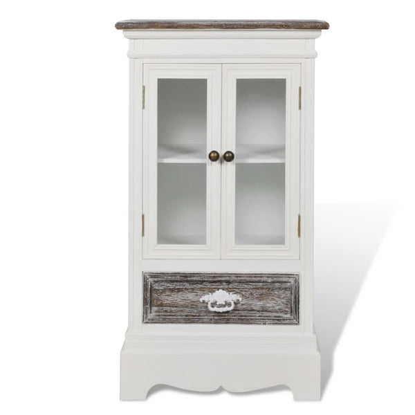 Weißer Schrank mit Schublade
