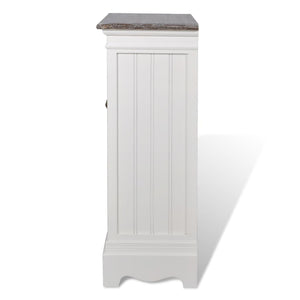 Weißer Schrank mit Schublade