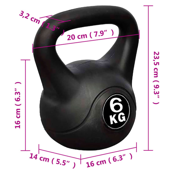 6 kg Kugelhantel für dein Training