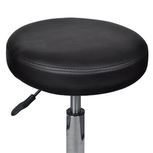 vidaXL Office Stool Black