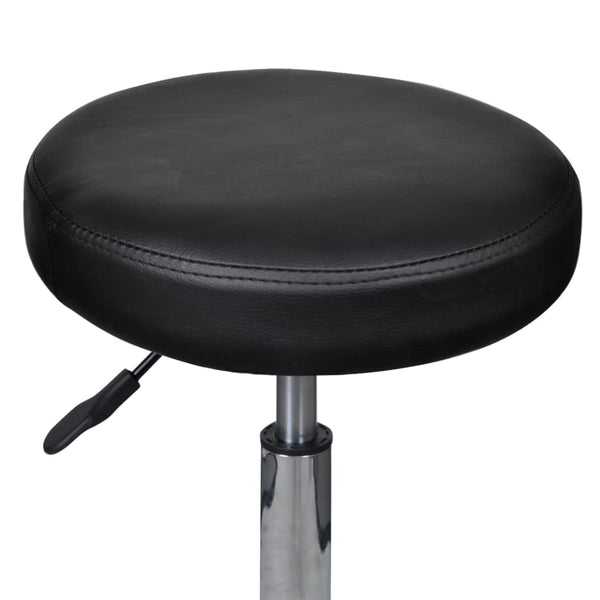 vidaXL Office Stool Black