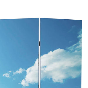 Klappbarer Raumteiler Strand 120x170 cm