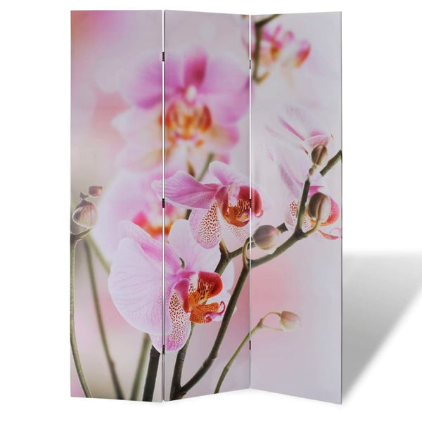 Faltbarer Raumteiler Blume 120x170 cm