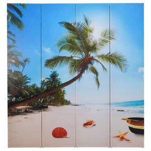 Faltbarer Raumteiler Strand 160x170 cm