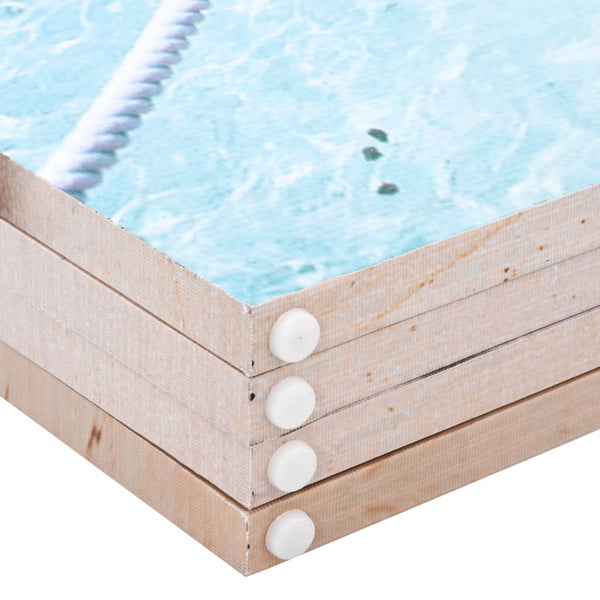 Faltbarer Raumteiler Strand 160x170 cm