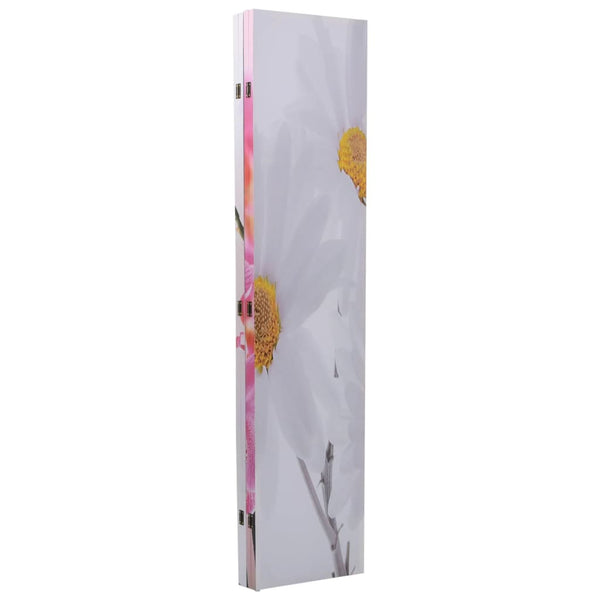 Faltbarer Raumteiler Blume 160x170 cm