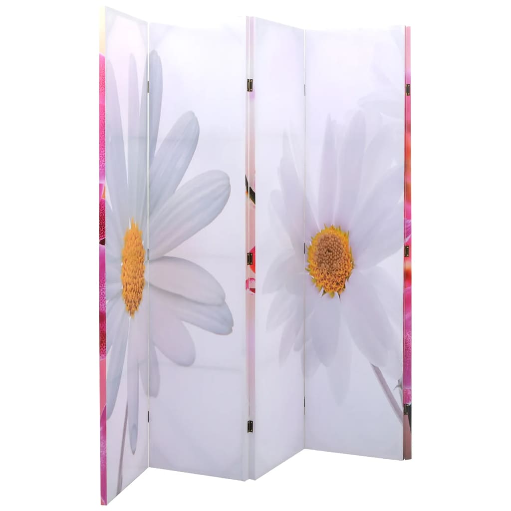 Blumen Raumteiler, Klappbar, 200x170 cm