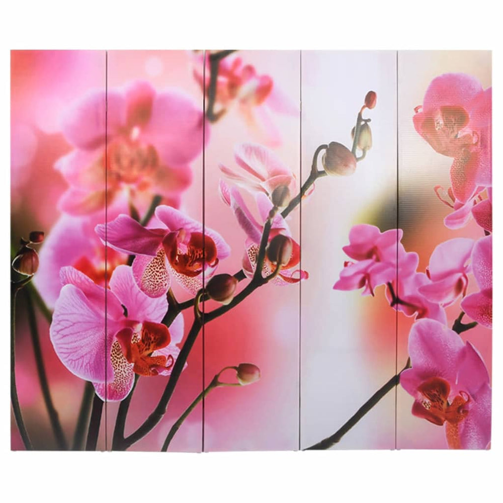 Blumen Raumteiler, Klappbar, 200x170 cm