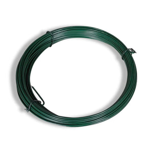Maschendrahtzaun mit Pfosten Stahl 1,25x15 m Grün