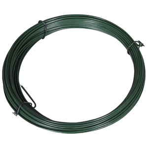 Zaun-Bindedraht 25 m 1,4/2 mm Stahl Grün