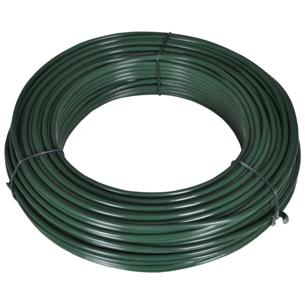 Spanndraht 55 m 2,1/3,1 mm Stahl Grün