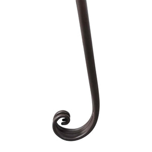 Garten Chaiselongue Stahl Antik Braun 128cm