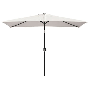 Rechteckiger Sonnenschirm Sandweiß 200x300 cm