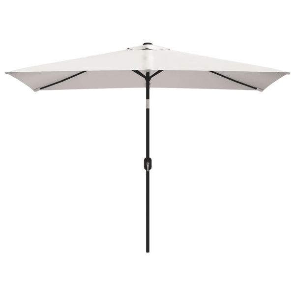 Rechteckiger Sonnenschirm Sandweiß 200x300 cm