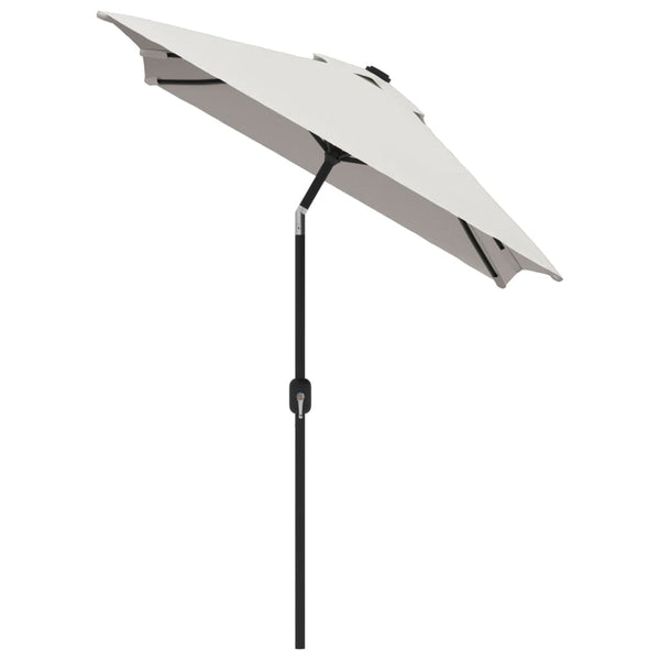 Rechteckiger Sonnenschirm Sandweiß 200x300 cm