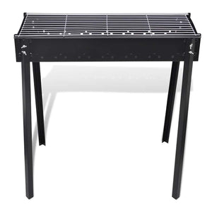 BBQ Grill Säulengrill Standgrill Kohlegrill Barbeque Quadratisch