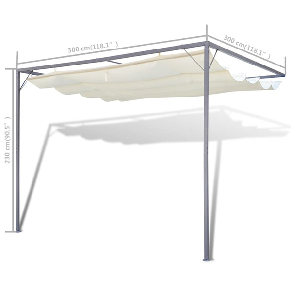 Terrassenüberdachung Pergola Wandmarkise