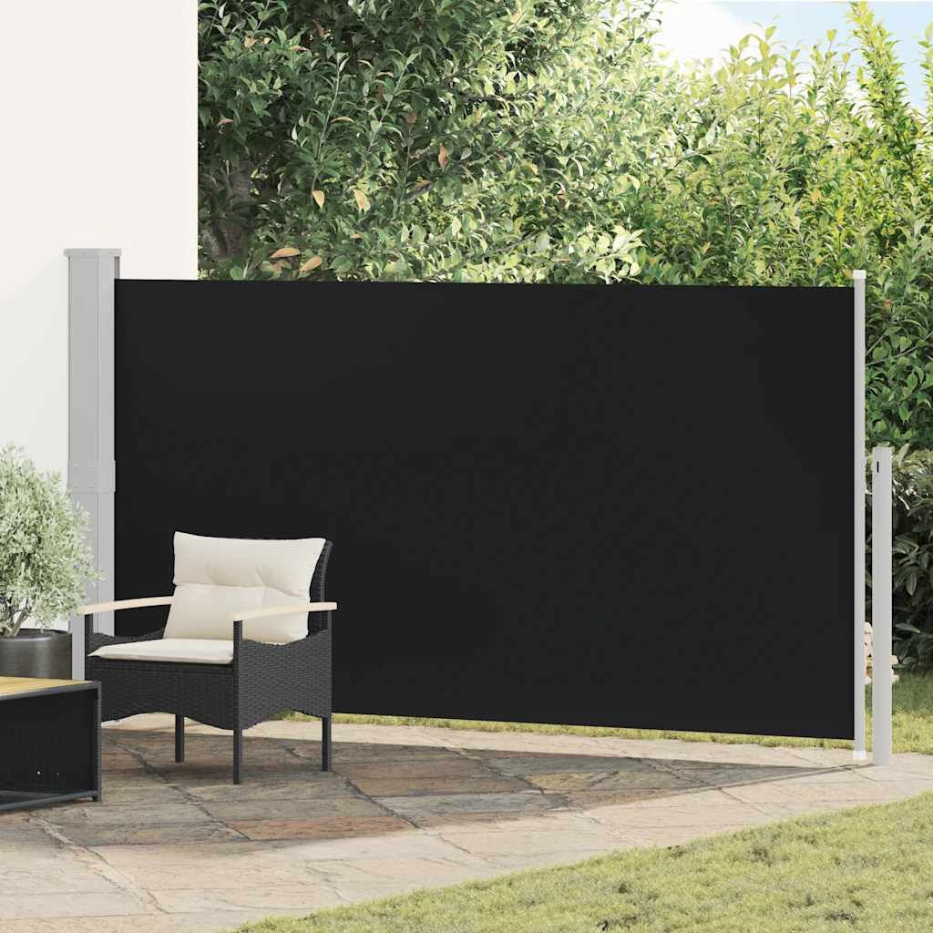 Seitenmarkise 160x300 cm Schwarz