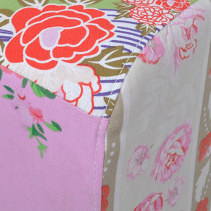 Patchwork Hocker Bunt, Fußhocker