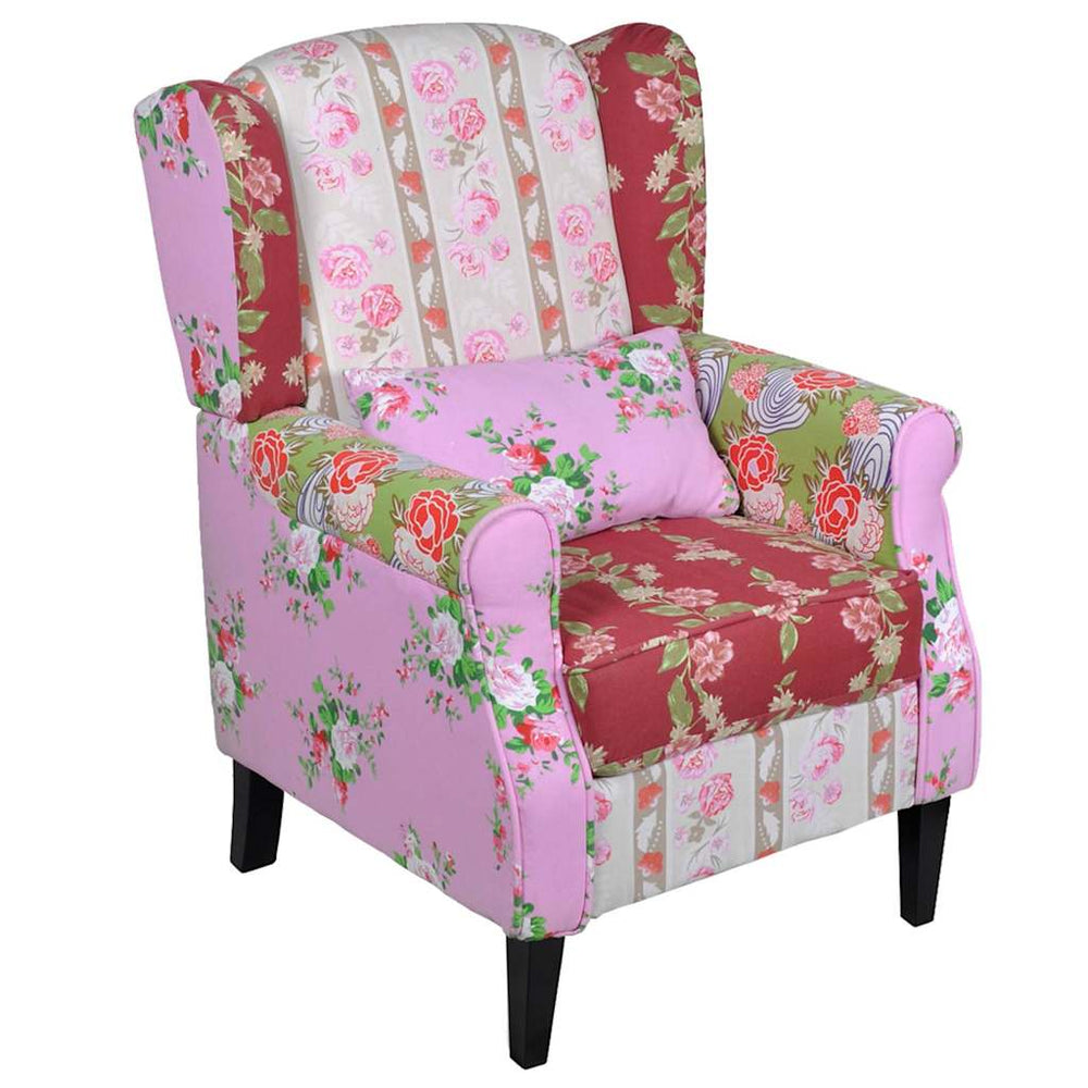 Sessel mit Patchwork-Design Stoff
