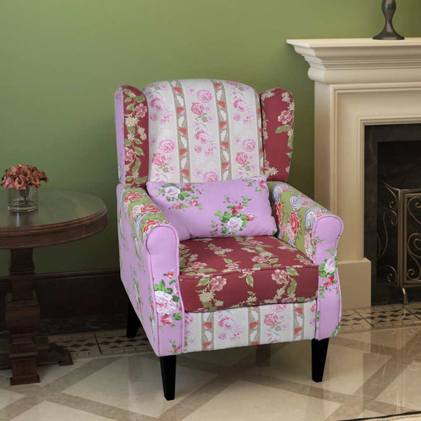 Sessel mit Patchwork-Design Stoff