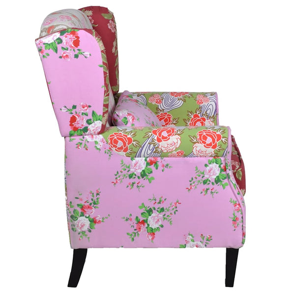 Sessel mit Patchwork-Design Stoff