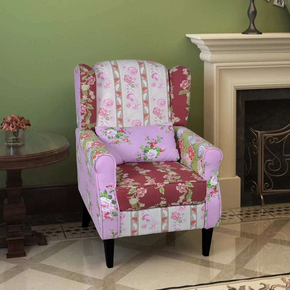 Patchwork Sessel Stoffdesign
