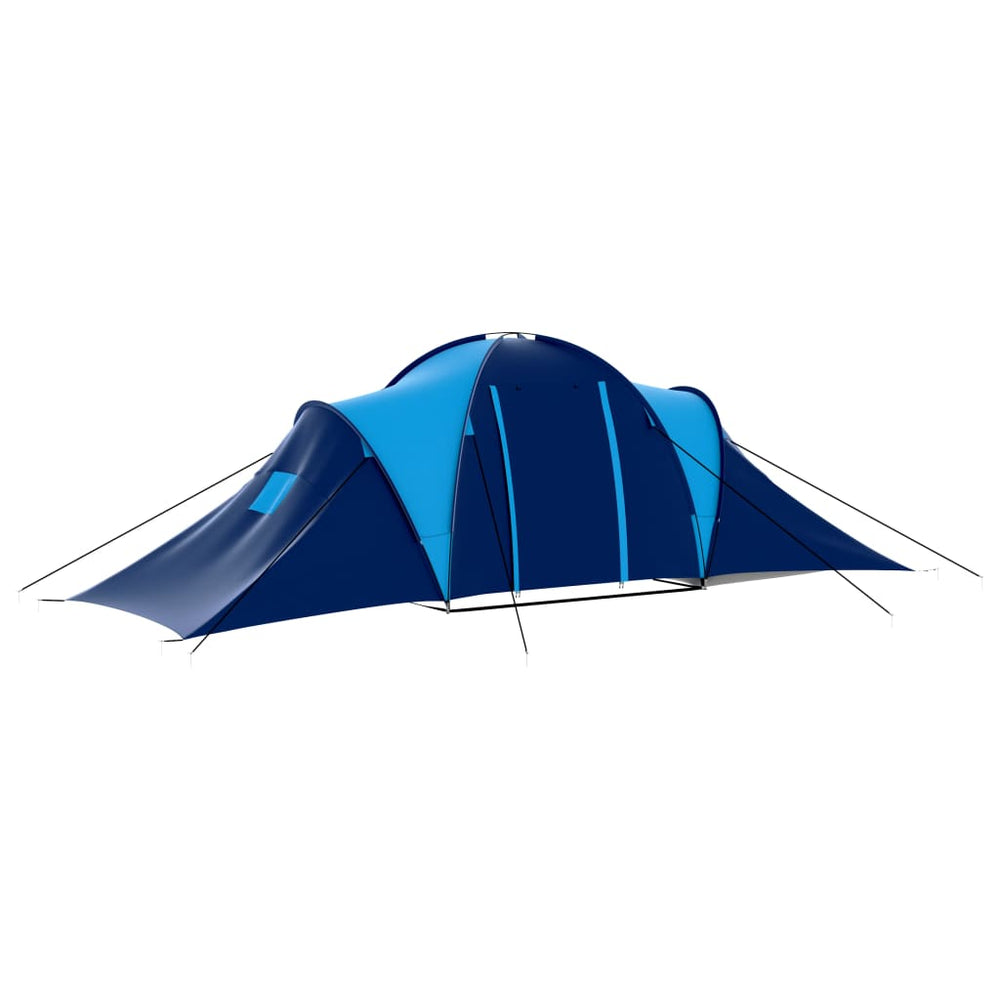 9-Personen Campingzelt, Dunkelblau/Blau