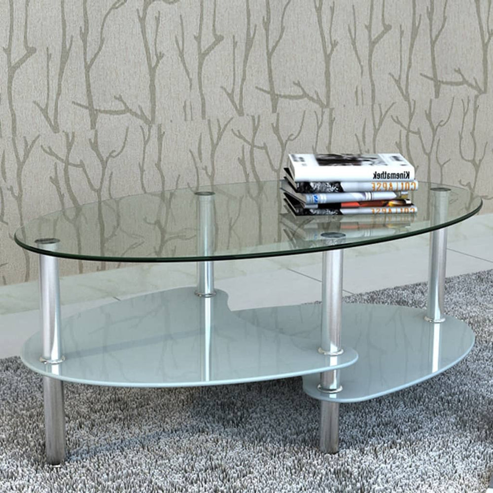 Weißer Couchtisch im Exklusiv-Design