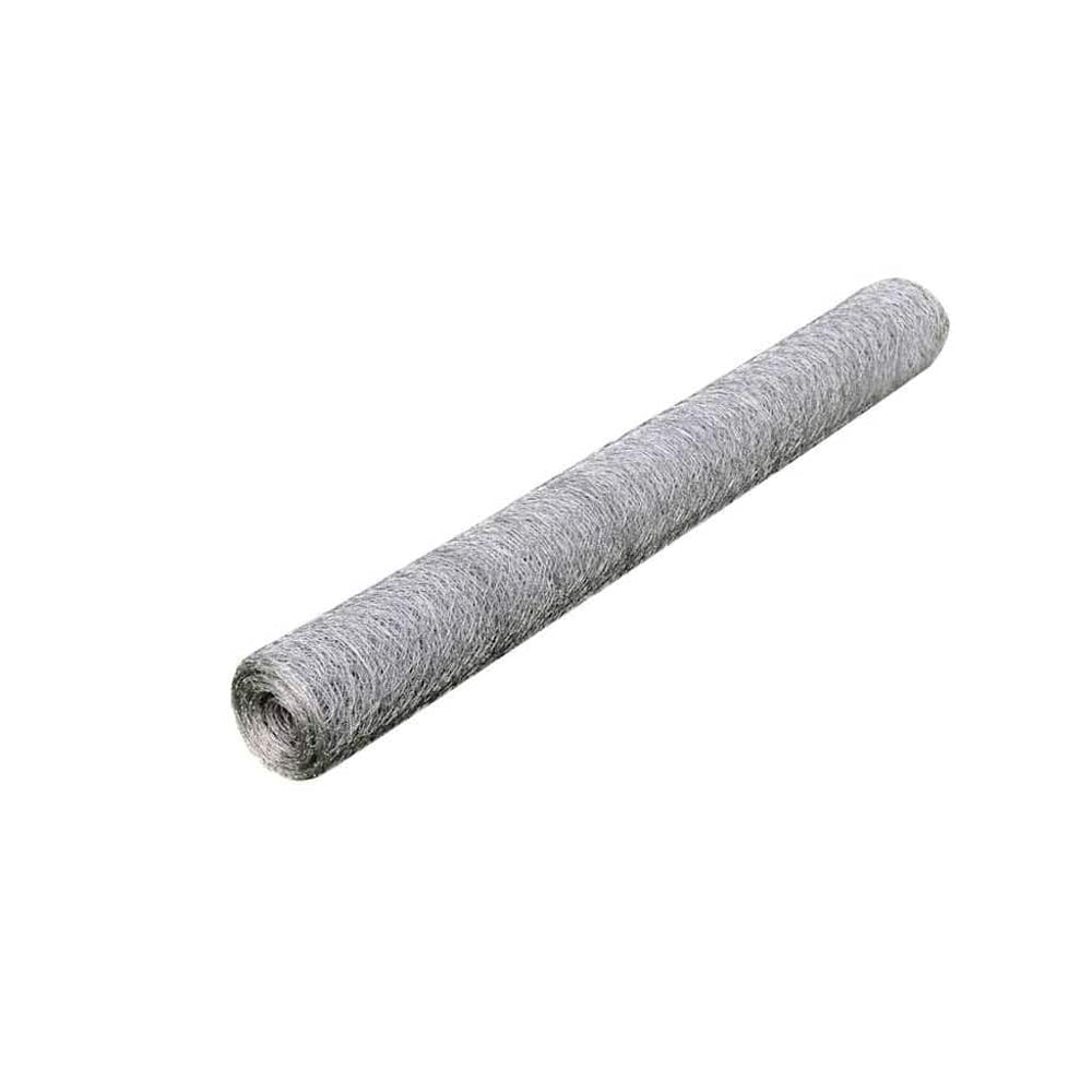vidaXL Chain Link Fence Galvanized Steel 25x0.75 m Silver