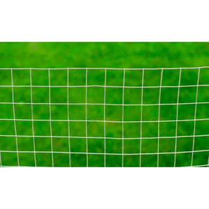 Drahtzaun für Hühner Verzinkter Stahl 10x1 m Silbern