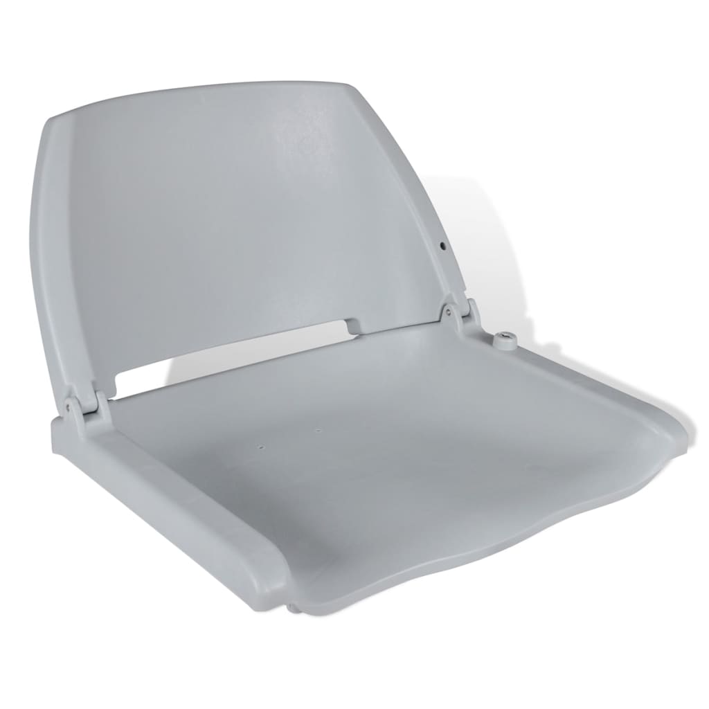 Klappbarer Bootssitz Grau 48x51x41 cm