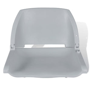 Klappbarer Bootssitz Grau 48x51x41 cm